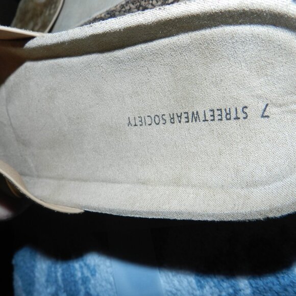 Streetwear Society H Strap Style Tan Suede Slide Comfort Sandals🆕📦⌚🏃🏻💨⚡🚚 - Picture 8 of 16